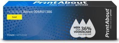 PrintAbout huismerk Toner 006R01386 Geel Extra hoge capaciteit Geschikt voor Xerox