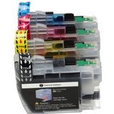 PrintAbout huismerk Inktcartridge LC-421XLVAL 4-kleuren Multipack Hoge capaciteit Geschikt voor Brother