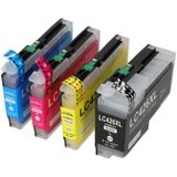 PrintAbout huismerk Inktcartridge LC-426XLVAL 4-kleuren Multipack Hoge capaciteit Geschikt voor Brother