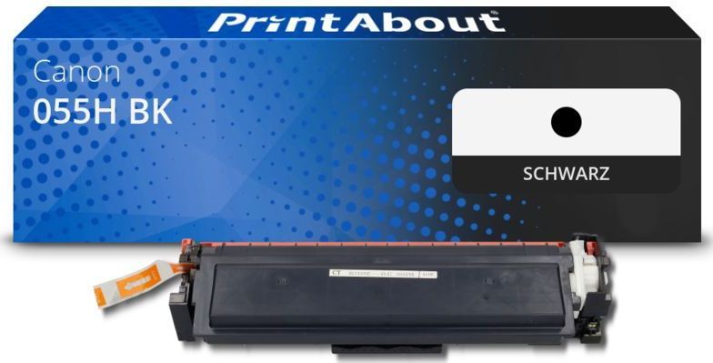 PrintAbout - Canon 055H BK - Toner - Zwart