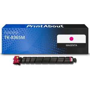 PrintAbout - TK-8365M - Toner - Magenta - Geschikt voor Kyocera