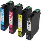 PrintAbout huismerk Inktcartridge 503 (C13T09Q64010) 4-kleuren Multipack Geschikt voor Epson