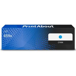 PrintAbout - Toner 659x - Cyaan - Hoge Capaciteit