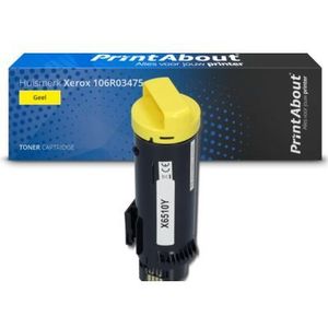 PrintAbout huismerk Toner 106R03475 XL Geel Extra hoge capaciteit Geschikt voor Xerox