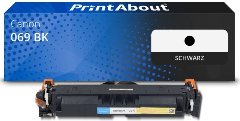 PrintAbout - Huismerk Canon 069 BK - Toner - Zwart