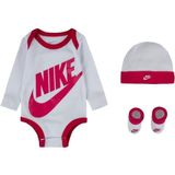 Nike - Futura Logo - 3-delige Set - Roze - Katoen