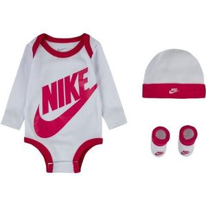 Nike - Futura Logo - 3-delige Set - Roze - Katoen