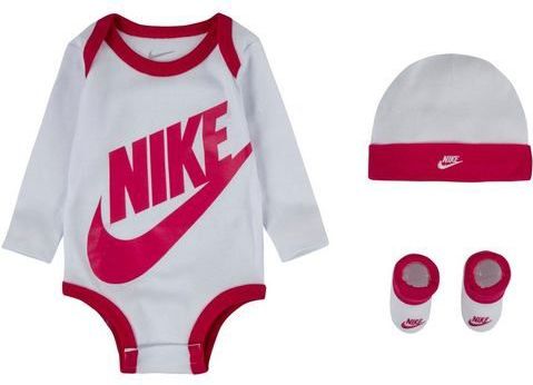 Nike - Futura Logo - 3-delige Set - Roze - Katoen