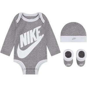 Nike - Cadeaubox - Kruipschoenen/Muts/Romper - Garmeléret/Wit