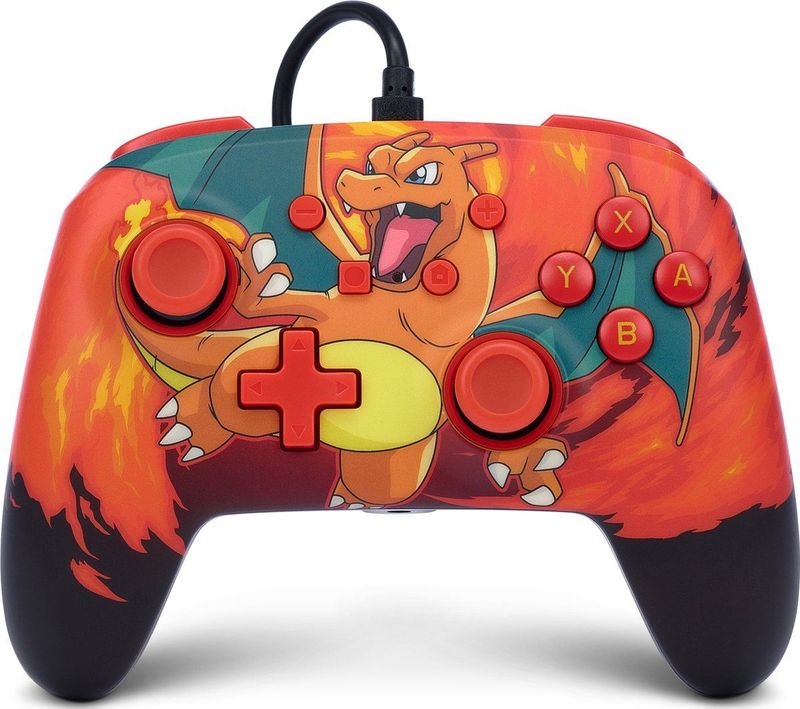Powera - Charizard Vortex - Gamecontroller - Rood - Bedraad