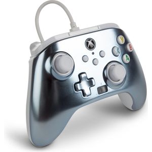 PowerA verbeterde bedrade controller voor xbox serie x s. gamepad (Xbox serie X, Xbox One S, Xbox serie S), Controller, Zilver