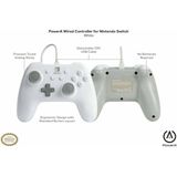 PowerA - Wired Controller - Gamepad - Wit - Ergonomisch Ontwerp