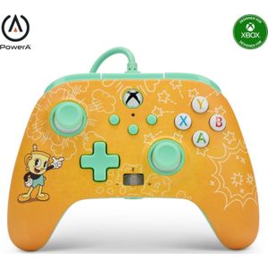 PowerA Xbox Series Pad przewodowy Verbeterde Cuphead: Mevrouw Chalice (Xbox serie S), Controller, Veelkleurig
