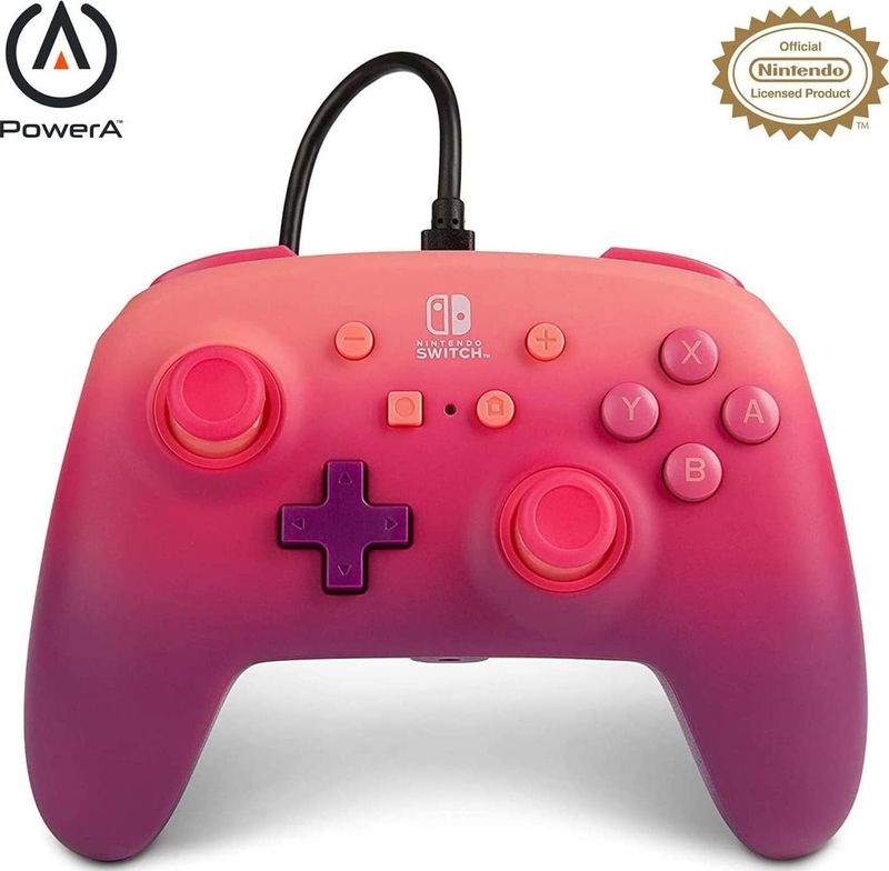 PowerA Enhanced Wired Controller - Fuchsia Fantasy