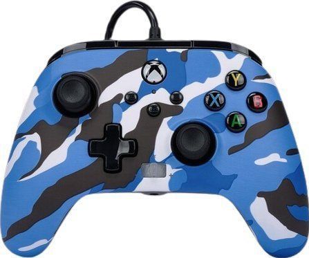PowerA - Verbeterde Bedrade Controller - Blauw Camo - Xbox Series X S