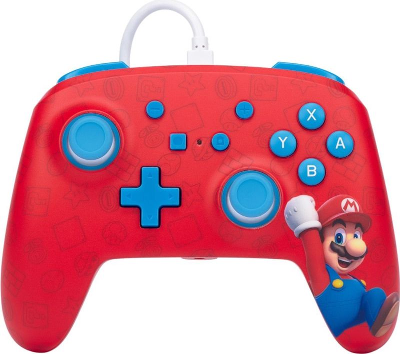 PowerA - Woo Mario - Gamecontroller - Bedraad - 3 Meter USB-Kabel
