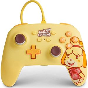 PowerA Verbeterde bedrade controller voor Nintendo Switch - Animal Crossing: Isabelle (Switch), Controller, Geel