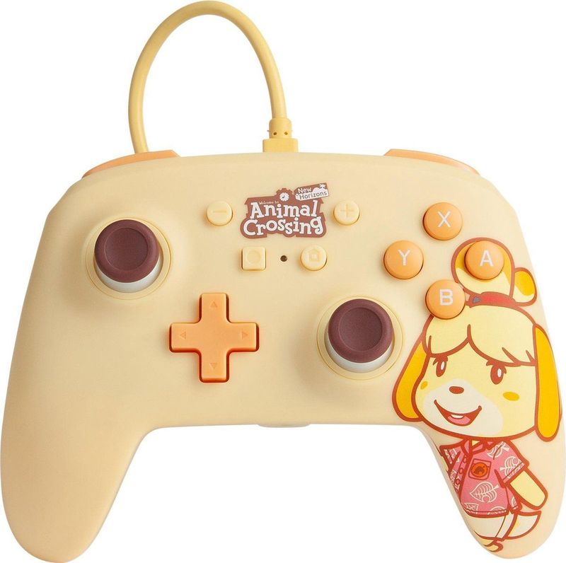 PowerA Bedrade Controller Geschikt voor Nintendo Switch Animal Crossing: Isabelle