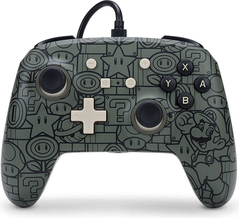 PowerA - Enhanced Wired Controller - Power-Up Mario - Bedrade Controller - Ergonomisch
