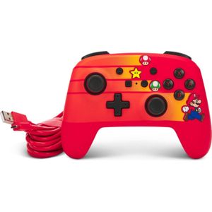 Manette filaire améliorée PowerA pour Nintendo Switch – Speedster Mario