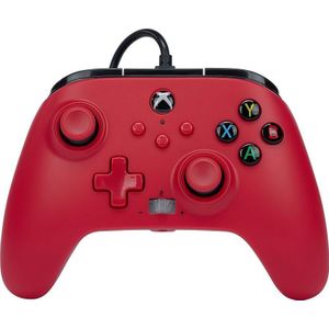 PowerA Gamepad PowerA Artisan Red do konsoli Xbox Series X S (XBGP0008-01) (Xbox One S, Xbox serie S, Xbox serie X, Xbox One X), Controller, Rood