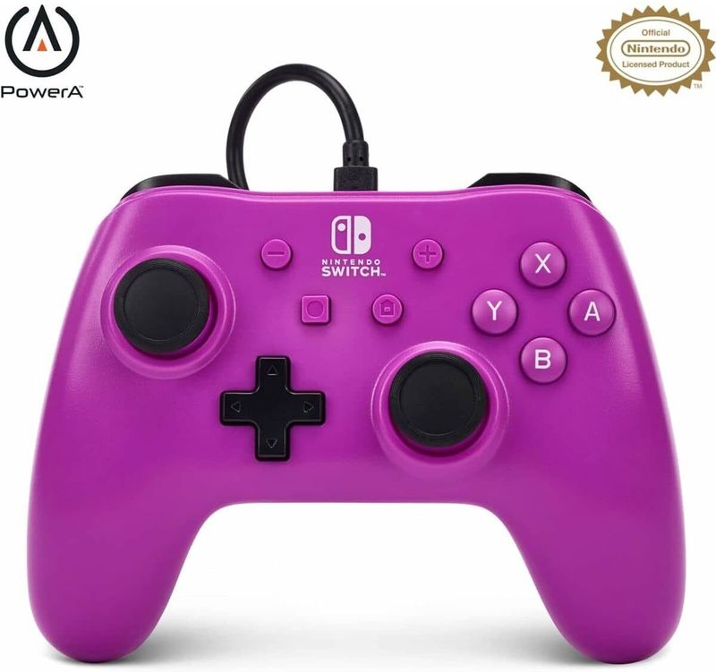 PowerA - Bedrade Controller - Paars - Voor Nintendo Switch