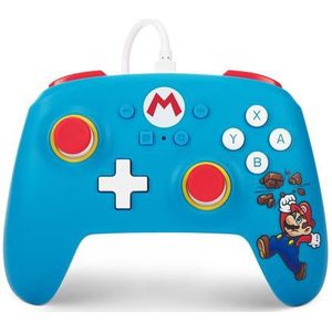 PowerA - Wired Controller - Brick Breaker Mario - Zwart - USB-kabel 3 Meter