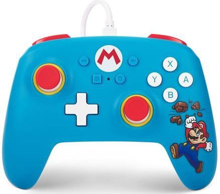 PowerA - Wired Controller - Brick Breaker Mario - Zwart - USB-kabel 3 Meter