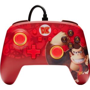 PowerA Geavanceerde bedrade controller voor Nintendo Switch - Donkey Kong-flex, gamepad, gamecontroller, bedrade controller, officieel gelicentieerd