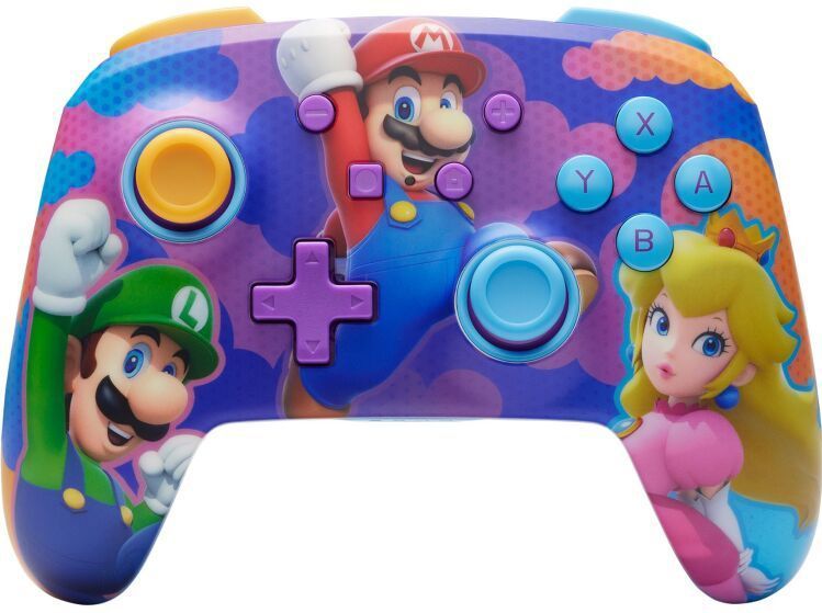 Powera - Color Splash Heroes - Draadloze Gamepad - Voor Nintendo Switch