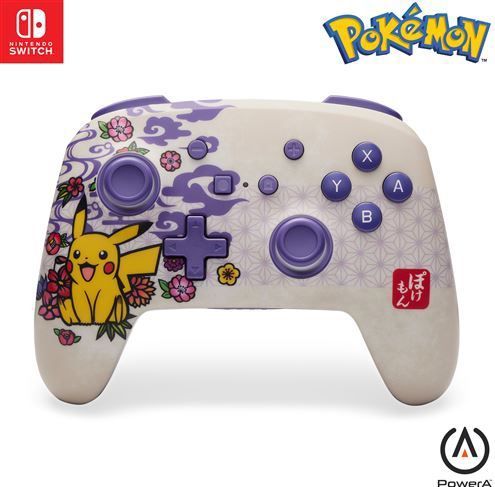 PowerA - Pikachu Blossom - Draadloze Gamepad - Voor Nintendo Switch