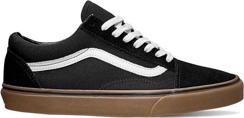 Vans - Old Skool Pro - Skateschoenen - Zwart - Suède/Canvas