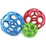 JW HOL-EE ROLLER – Hondenspeeltje - Ø 15 cm - Hondenspeelgoed - Hondenbal - L - Natuurrubber - Assorti