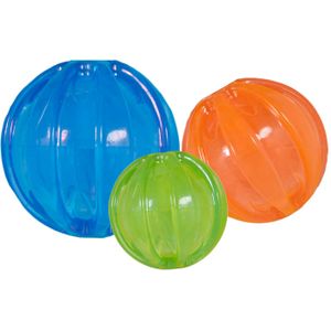 JW Squeaky Ball - Ø 7,5 cm - Hondenspeelgoed - Hondenbal - Meerkleurig - Medium