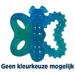 JW Play Place Butterfly Chew Me Teether - 7,5 cm - Hondenspeeltje - Hondenspeelgoed - Meerkleurig