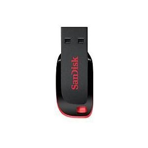 SanDisk - Cruzer Blade - USB Stick - 16GB - Zwart - USB 2.0