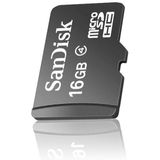 SanDisk Micro SD (SDHC, Class 4) 16 GB . Inclusief gratis SD-adapter!