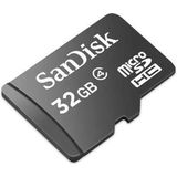 SanDisk MicroSD Kaart 32GB - Inclusief Adapter