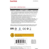 SanDisk - Cruzer Glide - USB-Stick - 32 GB - Zilver - Rood