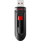 SanDisk - Cruzer Glide - USB-Stick - 32 GB - Zilver - Rood