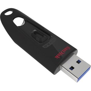 SanDisk USB Ultra 32GB 100MB/s - USB 3.0 - USB-sticks Zwart