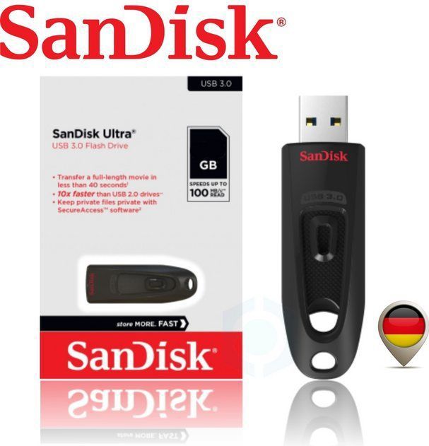 SANDISK USB 3.0 Speicherstick ULTRA, 32 GB