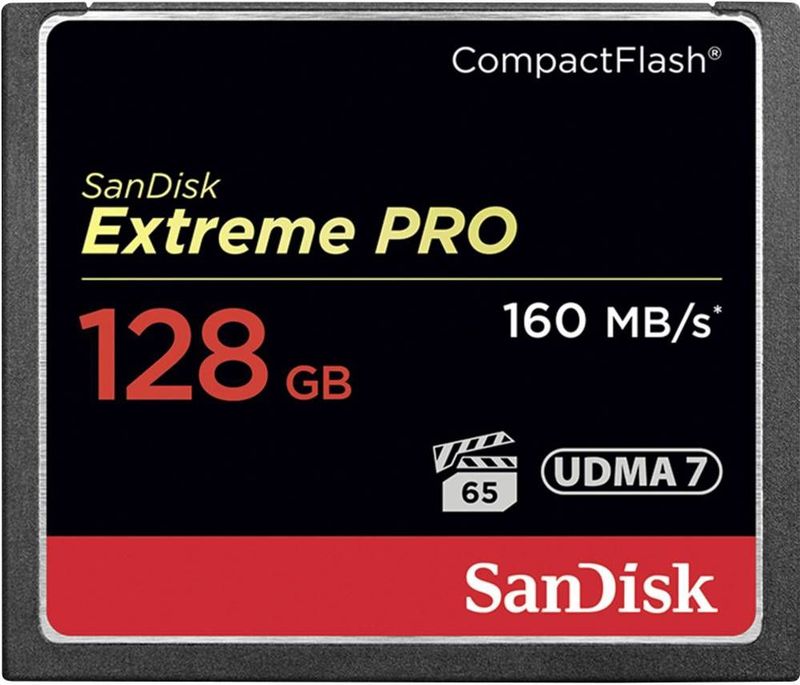 SanDisk - Extreme Pro - CompactFlash-kaart - 128 GB - Geheugenkaart