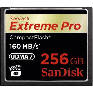 SanDisk Extreme PRO 256GB CompactFlash Geheugenkaart