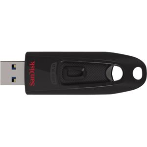 SanDisk Ultra® USB 3.0 USB-stick 128 GB Zwart SDCZ48-128G-U46 USB 3.2 Gen 1 (USB 3.0)