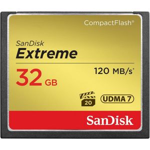SanDisk Extreme 32GB CompactFlash Geheugenkaart