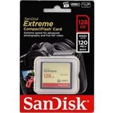 SanDisk CompactFlash Extreme - 128 GB - 120/85 MB/s