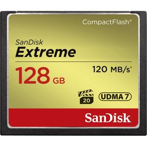SanDisk CompactFlash Extreme - 128 GB - 120/85 MB/s