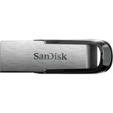 SanDisk SDCZ73-064G-G46 Ultra Flair 64GB USB 3.0 geheugenstick met een slanke behuizing van robuust metaal en een maximale leessnelheid van 150 MB/s, zwart