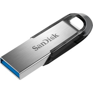 SanDisk Ultra Flair USB 3.0 Flash Drive 64 GB (Robuuste En Stijlvolle Metalen Behuizing, Wachtwoordbeveiliging, 150 MB/s Lezen) Zwart